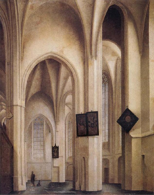 Pieter Jansz Saenredam Church Interior in Utrecht